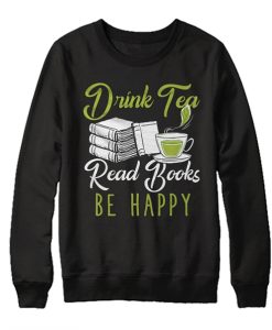 Book Tea graphic Sweatshirt