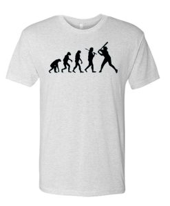Evolution of Man Baseball awesome T Shirt