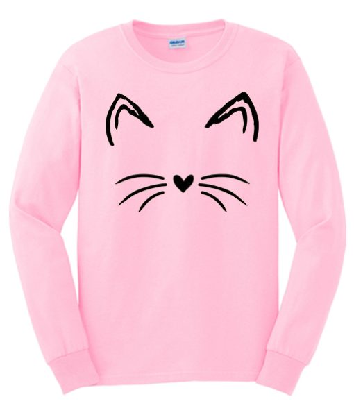 Kitty Kitten - I Love Cats graphic Sweatshirt