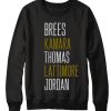 Saints Football- Drew Brees, Alvin Kamara graphic Sweatshirt
