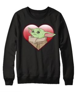 Star Wars - The Child Valentine Heart awesome Sweatshirt