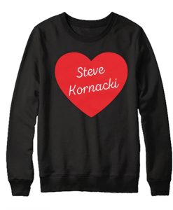 Steve Kornacki Heart Love graphic Sweatshirt
