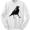 Top animal crow graphic Sweatshirt