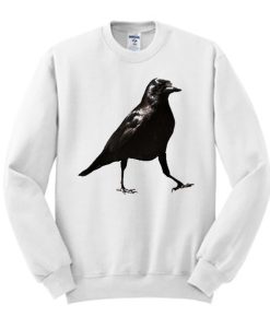 Top animal crow graphic Sweatshirt