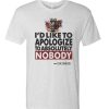 Conor Mcgregor Apologize Ufc awesome T Shirt