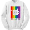 Drawfee White awesome Sweatshirt