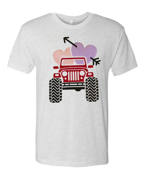 Jeep Valentine's Day awesome T Shirt