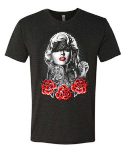 Marilyn Monroe Gangster Guns awesome T Shirt