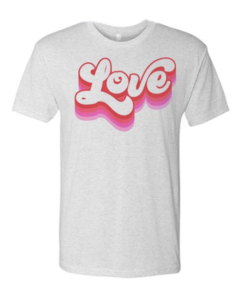 Retro Love Valentine awesome T Shirt