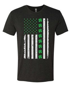St Patrick's Day Irish American Flag awesome T Shirt