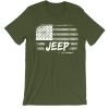 American Flag Jeep T Shirt