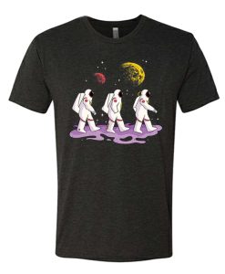 Astronauts Walking - Space Art T Shirt