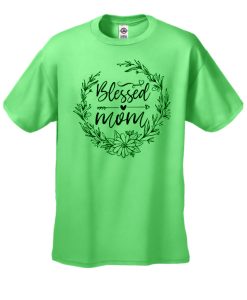 Blessed Mom - Daisy Flower T Shirt