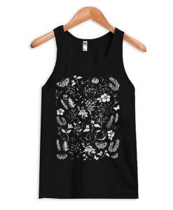 Botanical - Flower - Butterfly awesome Tank Top