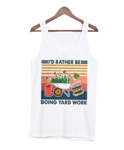 I'd Rather Be Yarn Work Vintage Tank Top