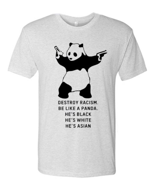 Panda anti racisme T Shirt