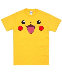 Pokemon Pikachuu Face T Shirt