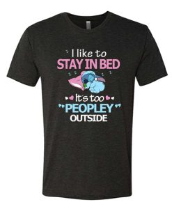 Disney Stitch It's too people outside quotes T Shirt