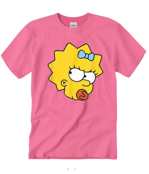 Maggie Simpson Angry Big Face T Shirt