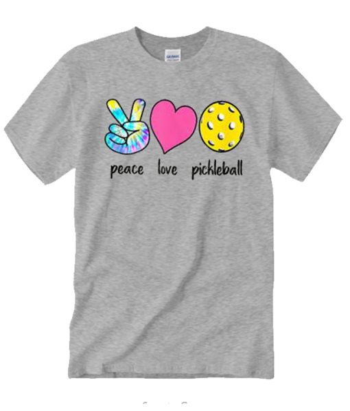 Peace Love Pickleball T Shirt