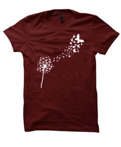 Wildflower Butterfly - Dandelion T Shirt
