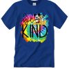 Be Kind Mickey and Pluto Tie Dye Blue T Shirt