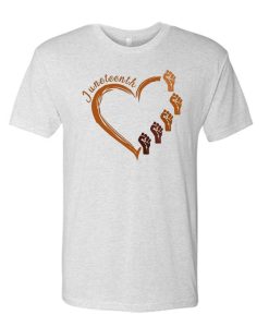Juneteenth Heart - Black Lives Matter T Shirt