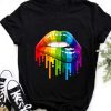 Rainbow Lip Summer T-Shirt