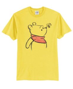 Winnie The Pooh Sketch T Shirt