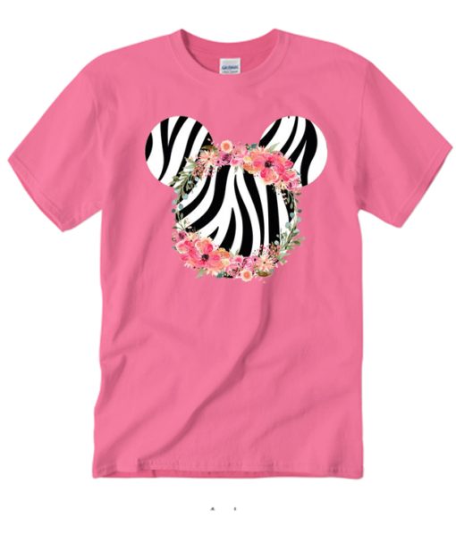 Zebra Minnie Mouse T Shirt