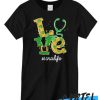 LOVE Stethoscope CNA Life Funny St Patrick s Day New T-shirt