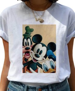 Mickey Goofy Donald Graphic T-Shirt