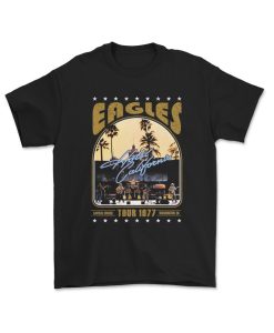 The Eagles Hotel California Tour Gold T-shirt