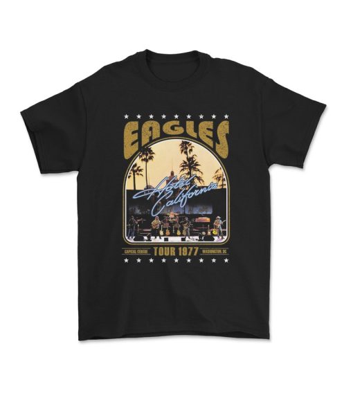 The Eagles Hotel California Tour Gold T-shirt