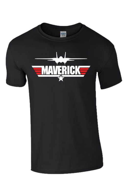 Maverick Top Gun T Shirt Tom Cruise Action Movie
